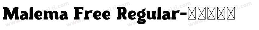 Malema Free Regular字体转换